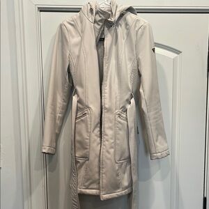 Women's White Hooded Jacket